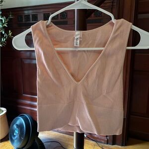 Light pink seamless tank